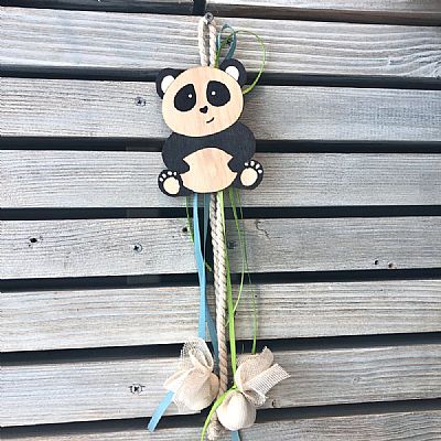 ΜΠΟΜΠΟΝΙΕΡΑ ΒΑΠΤΙΣΗΣ ΞΥΛΙΝΟ PANDA-ΣΧ28