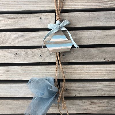 ΜΠΟΜΠΟΝΙΕΡΑ ΒΑΠΤΙΣΗΣ ΞΥΛΙΝΟ ΚΑΡΑΒΑΚΙ ΜΕ ΜΑΓΝΗΤΑΚΙ-ΣΧ42