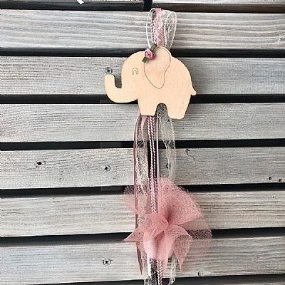 ΜΠΟΜΠΟΝΙΕΡΑ ΒΑΠΤΙΣΗΣ ΚΡΕΜΑΣΤΗ ΜΕ ΕΛΕΦΑΝΤΑΚΙ ΚΑΙ ΜΑΓΝΗΤΗ-ΣΧ54