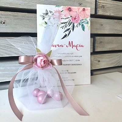  ΜΠΟΜΠΟΝΙΕΡΑ ΒΑΠΤΙΣΗΣ ΡΟΜΑΝΤΙΚΗ ΜΕ ΛΟΥΛΟΥΔΙ-14483