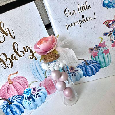 ΜΠΟΜΠΟΝΙΕΡΑ ΒΑΠΤΙΣΗΣ ΓΥΑΛΙΝΟΣ ΣΩΛΗΝΑΣ ΜΕ ΛΟΥΛΟΥΔΙ-ΣΧ76