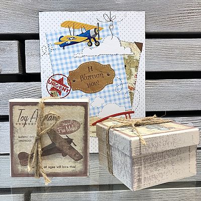 ΜΠΟΜΠΟΝΙΕΡΑ ΒΑΠΤΙΣΗΣ ΚΟΥΤΙ VINTAGE ΤΑΞΙΔΙ