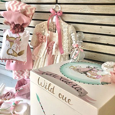 ΣΕΤ ΒΑΠΤΙΣΗΣ BOHO ΜΕ ΖΩΑΚΙΑ