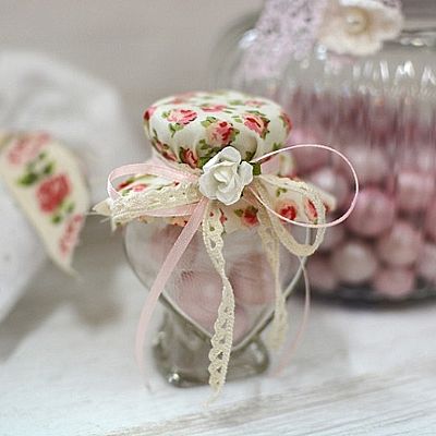 ΜΠΟΜΠΟΝΙΕΡΑ ΒΑΠΤΙΣΗΣ ΒΑΖΑΚΙ ΚΑΡΔΙΑ ΜΕ FLORAL ΥΦΑΣΜΑ-14288