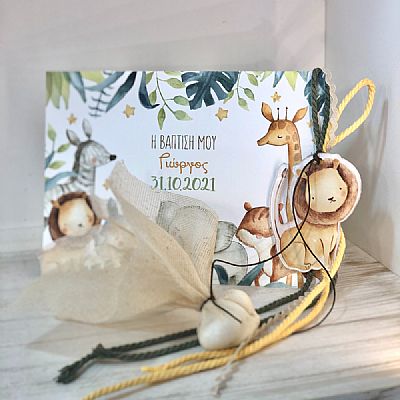 ΜΠΟΜΠΟΝΙΕΡΑ ΒΑΠΤΙΣΗΣ ΜΕ PLEXIGLASS ΛΙΟΝΤΑΡΙ-ΣΧ6548