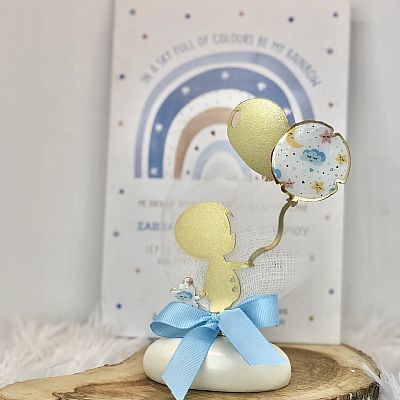 ΜΠΟΜΠΟΝΙΕΡΑ ΒΑΠΤΙΣΗΣ ΒΟΤΣΑΛΟ ΜΕ ΜΕΤΑΛΛΙΚΟ ΔΙΑΚΟΣΜΗΤΙΚΟ-2201Α