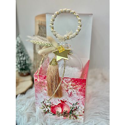 ΧΡΙΣΤΟΥΓΕΝΝΙΑΤΙΚΗ ΜΠΑΛΑ ΜΕ ΑΠΟΞΗΡΑΜΕΝΑ