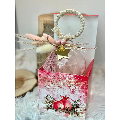 ΧΡΙΣΤΟΥΓΕΝΝΙΑΤΙΚΗ ΜΠΑΛΑ ΜΕ ΑΠΟΞΗΡΑΜΕΝΑ