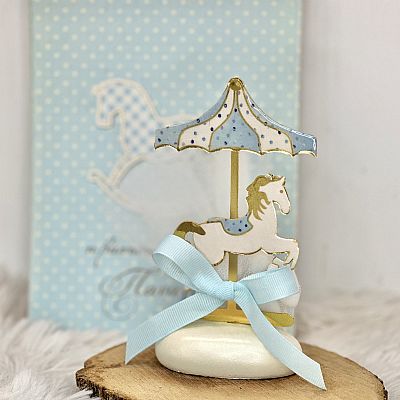 ΜΠΟΜΠΟΝΙΕΡΑ ΒΑΠΤΙΣΗΣ ΒΟΤΣΑΛΟ ΜΕ ΚΑΡΟΥΣΕΛ-2404