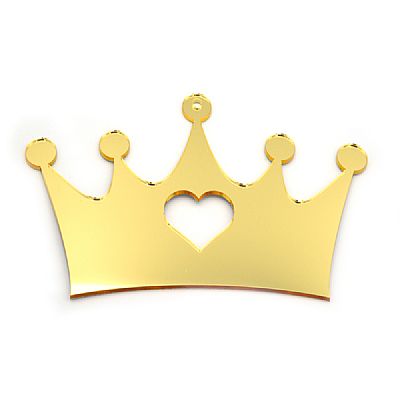 ΠΛΕΞΙΓΚΛΑΣ ΧΡΥΣΗ ΚΟΡΩΝΑ 20cm x 14cm 