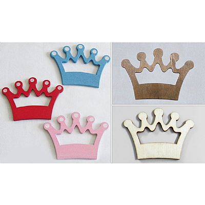 ΞΥΛΙΝΗ ΚΟΡΩΝΑ 7cm -ΣΥΣΚ.50τμχ