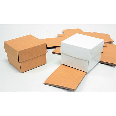 ΚΟΥΤΙ ΧΑΡΤΙΝΟ 6.5cm x 6.5cm-ΣΥΣΚ.12τμχ.