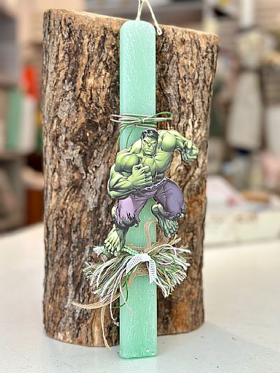 ΠΑΣΧΑΛΙΝΗ ΑΡΩΜΑΤΙΚΗ ΛΑΜΠΑΔΑ HULK ΜΕ ΜΑΓΝΗΤΑΚΙ-8307