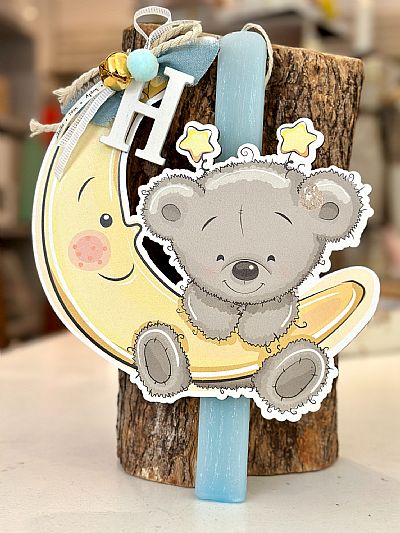 ΠΑΣΧΑΛΙΝΗ ΑΡΩΜΑΤΙΚΗ ΛΑΜΠΑΔΑ ΑΡΚΟΥΔΑΚΙ ΣΤΟ ΦΕΓΓΑΡΙ ΜΕ ΜΑΓΝΗΤΑΚΙΑ-8308