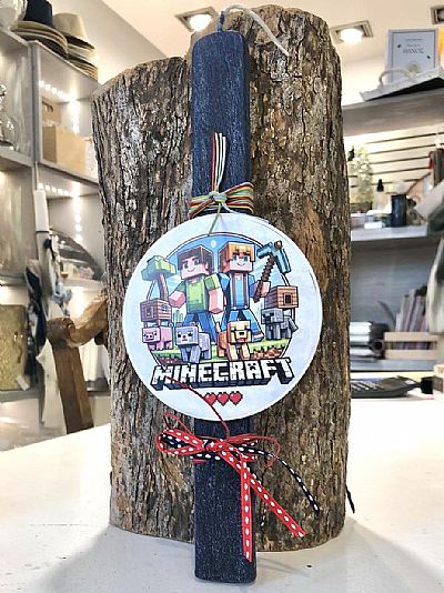 ΠΑΣΧΑΛΙΝΗ ΑΡΩΜΑΤΙΚΗ ΛΑΜΠΑΔΑ MINECRAFT ΜΕ ΜΑΓΝΗΤΑΚΙΑ-8404