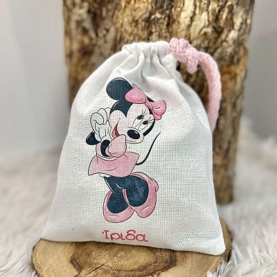 ΜΠΟΜΠΟΝΙΕΡΑ ΒΑΠΤΙΣΗΣ ΠΟΥΓΚΙ ΜΕ ΕΚΤΥΠΩΣΗ MINNIE